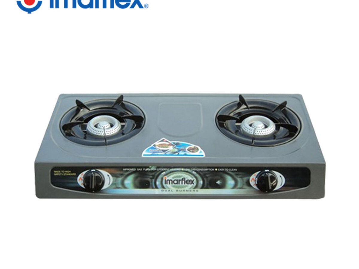 portable dual burner gas stove