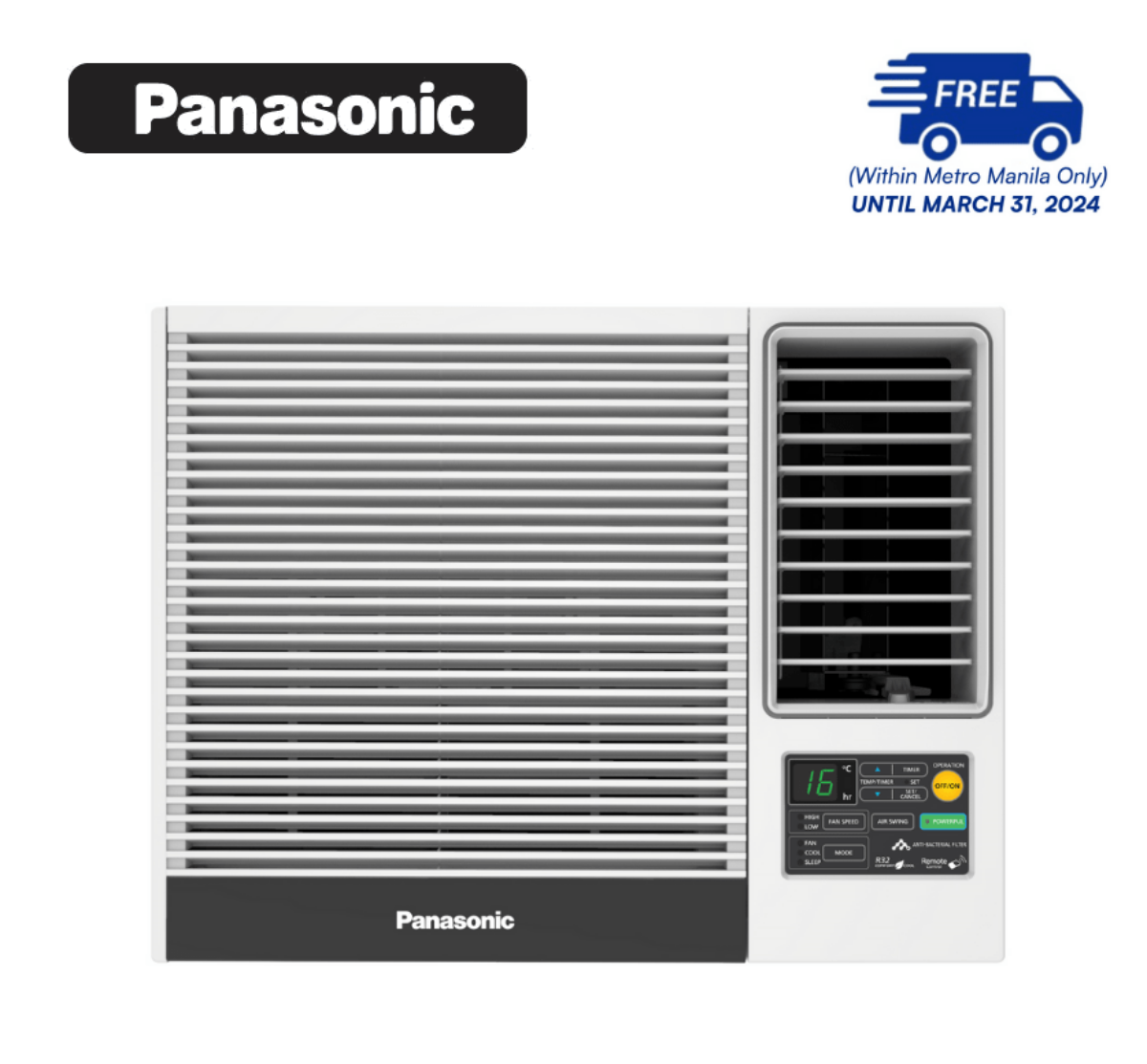 panasonic 0.6 hp aircon