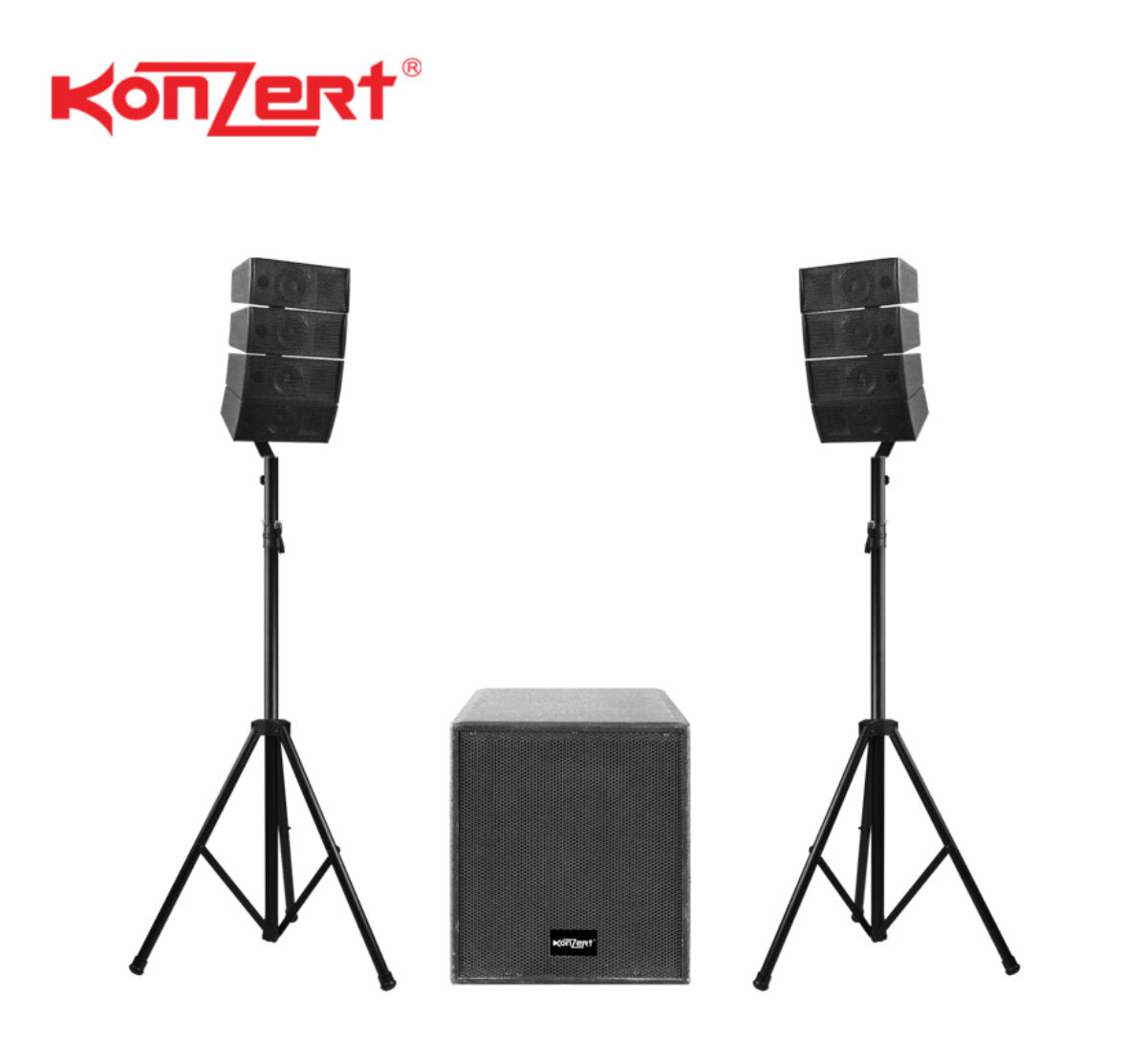 Konzert line array fashion