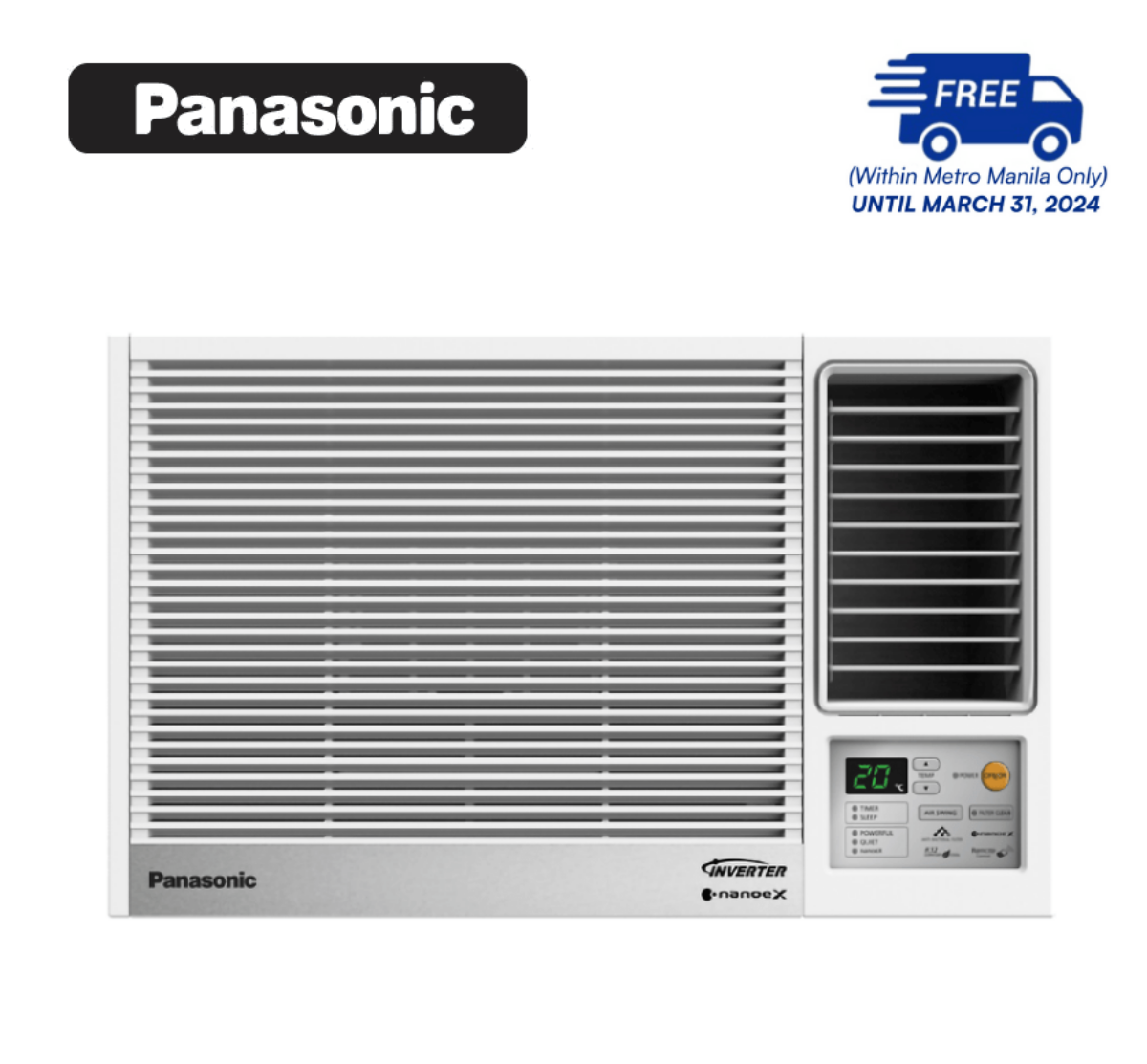 panasonic nanoe x window type aircon