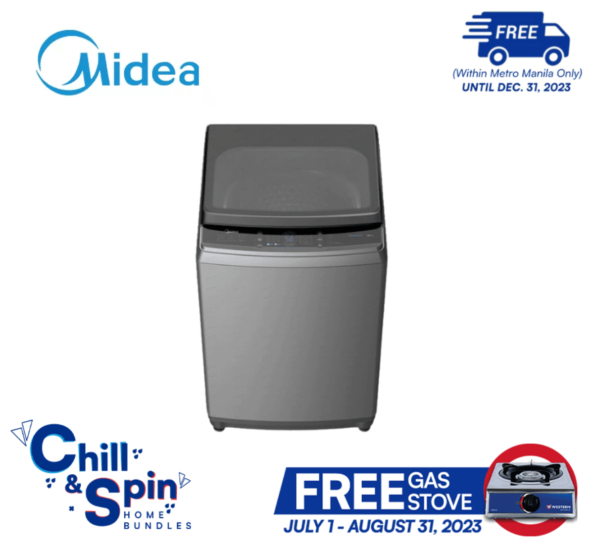 midea one touch washing machine