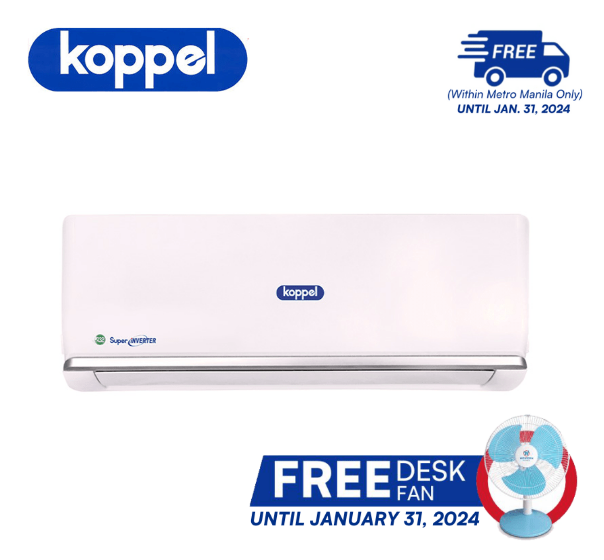 koppel aircon super inverter