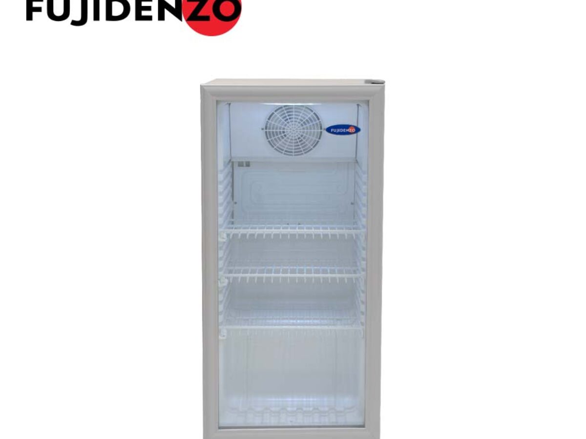 fujidenzo glass door chiller