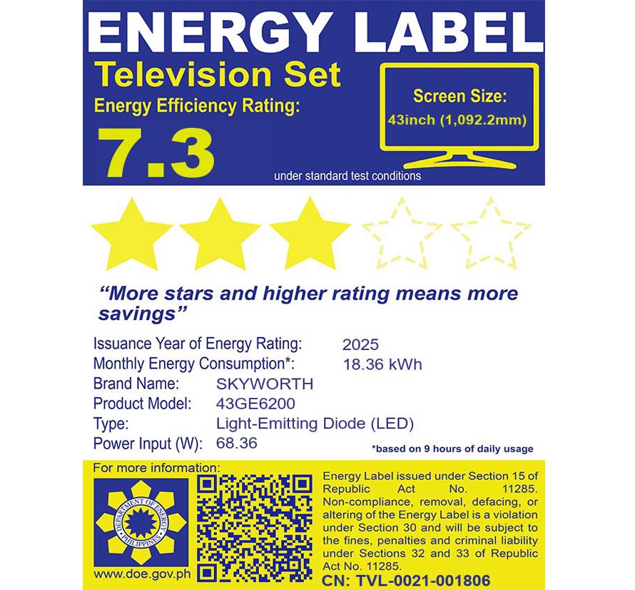 SKYWORTH_43GE6200 SKYWORTH_43GE6200