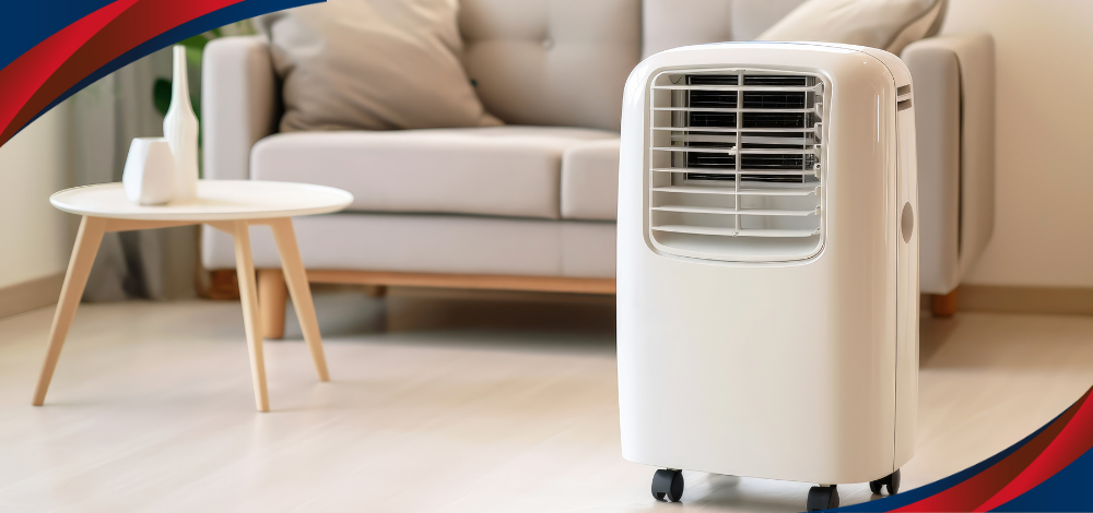 A portable aircon from Western Appliances Philippines being used in the living room