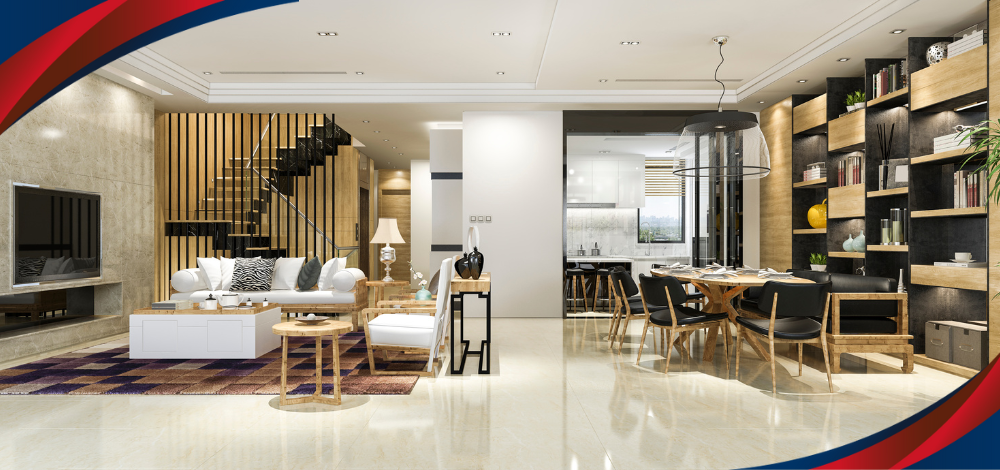 Modern home in the Philippines cooled using a package type aircon