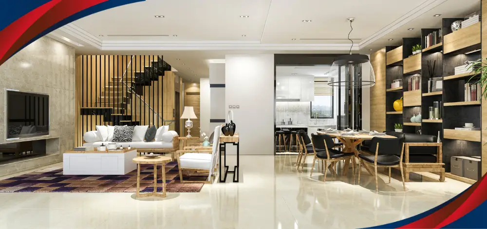 Modern home in the Philippines cooled using a package type aircon