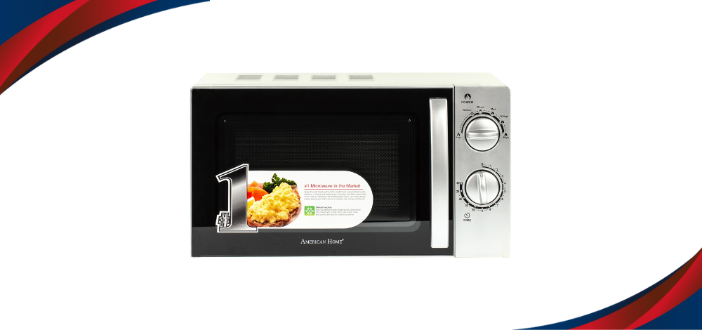 A photo of an American Home microwave oven available in the Philippines
