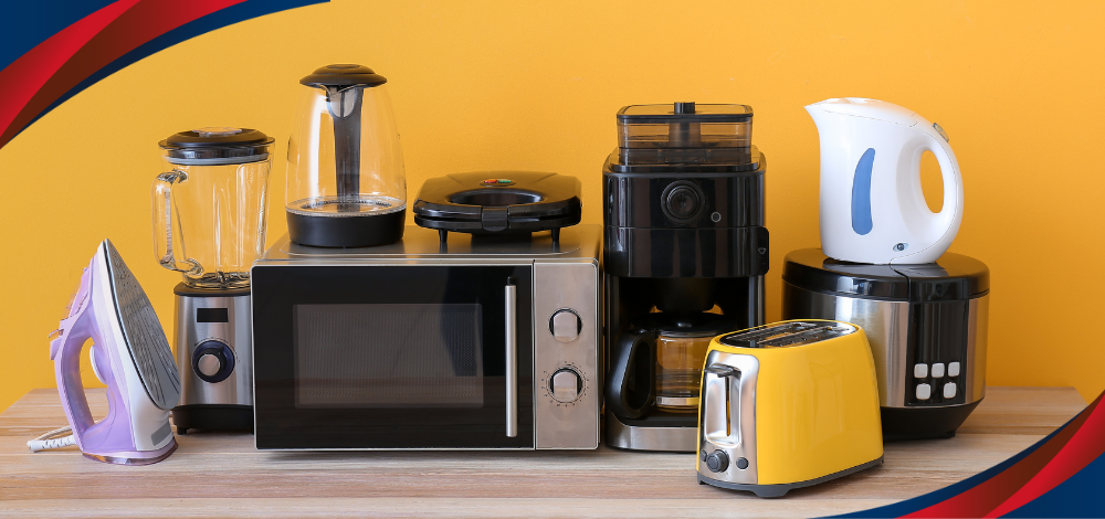 photo of various small appliances